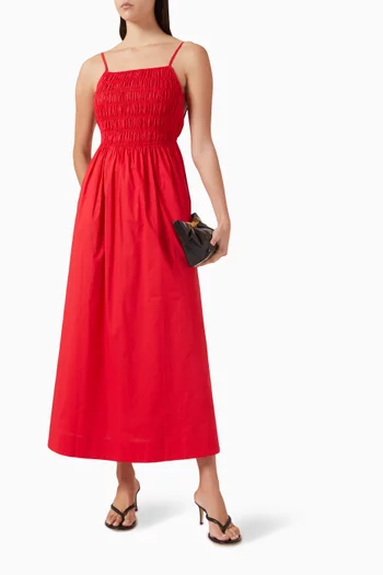 Margot Maxi Dress in Cotton-linen