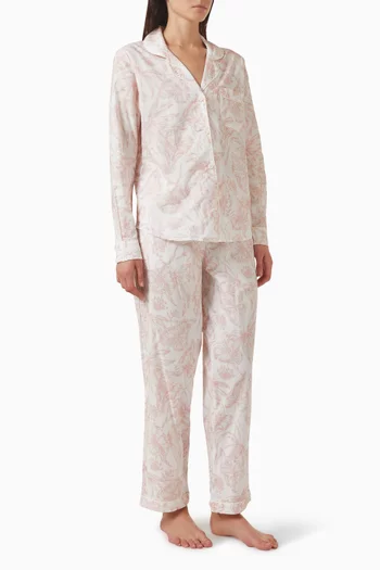 Long Pyjama Set in Organic-cotton