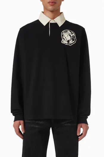 تي شيرت راجبي برقعة رائد فضاء قطن