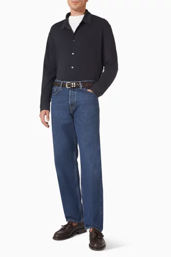 Signature Straight-leg Jeans in Denim