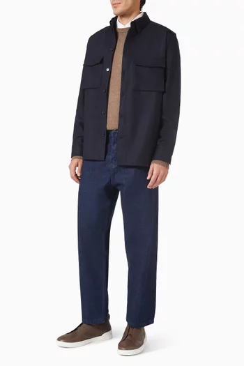 سترة بتصميم بدون حياكة كشمير