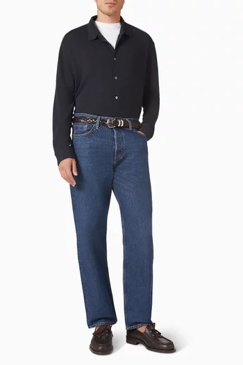 Shirt in Wool-blend Jersey