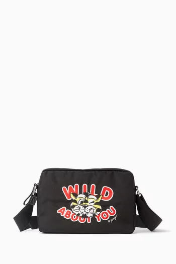 Wild Tiger Crossbody Bag in Nylon