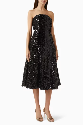 فستان سهرة جيولي مطرز بالترتر