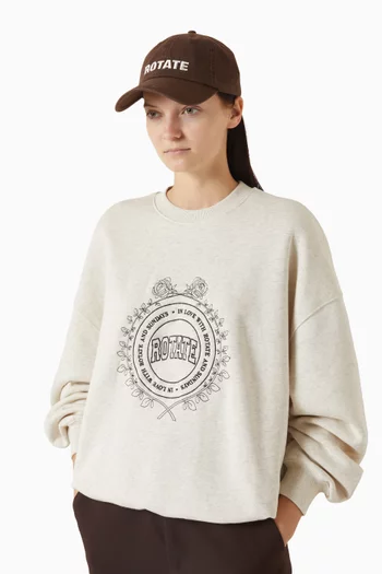 Logo Cap in Organic Cotton Canvas