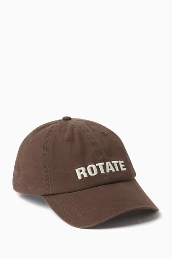 Logo Cap in Organic Cotton Canvas