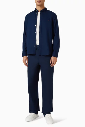 تي شيرت مزين بشعار الماركة قطن