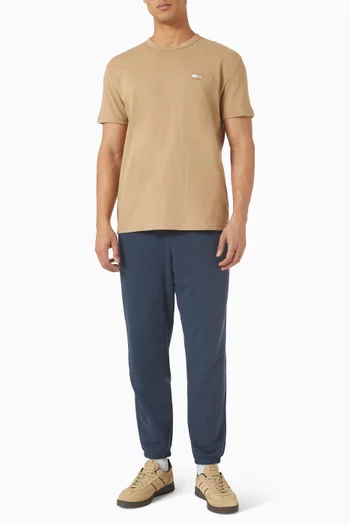 بنطال رياضي بشعار الماركة مزيج قطن