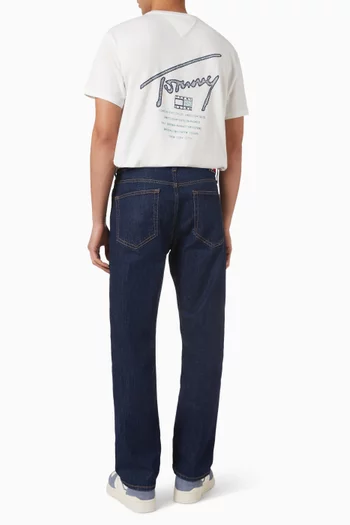 تي شيرت مزين بشعار الماركة قطن