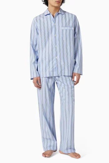 قميص بيجاما قطن بوبلين