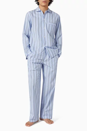 بنطال بيجاما قطن بوبلين