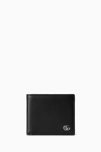 GG Marmont Bifold Wallet in Leather