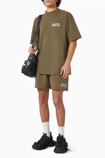 Masking Tape Shorts in Dry Fleece