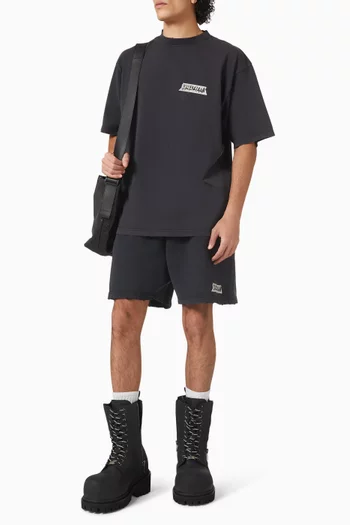 Masking Tape Shorts in Dry Fleece