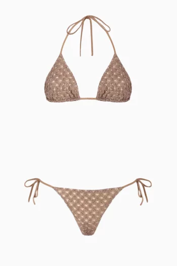 Spiderweb Lace Bikini Set