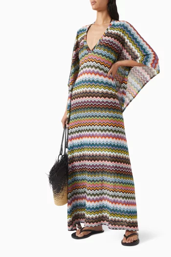 Zig-zag Cover-up Kaftan