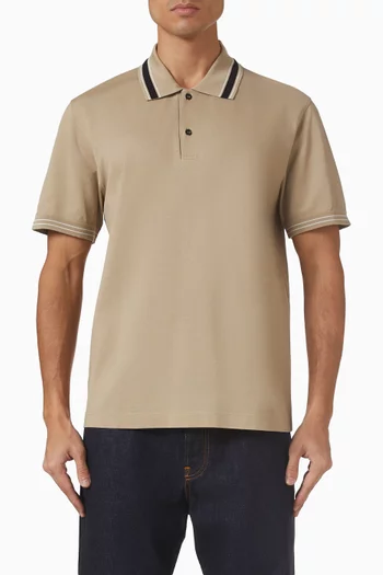 Polo Shirt in Cotton Pique