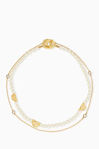 قلادة بطبقتين