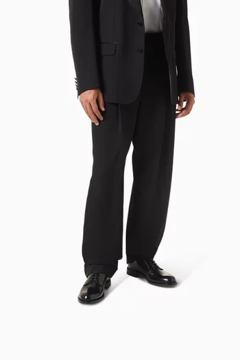 حذاء ديربي جلد عجل ناعم