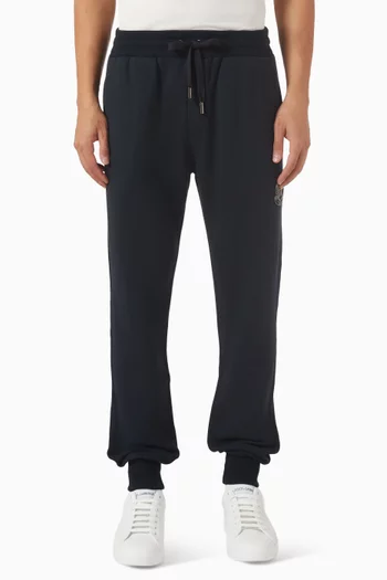 بنطال رياضي برقعة شعار الماركة بتصميم دروع الفروسية قطن جيرسيه