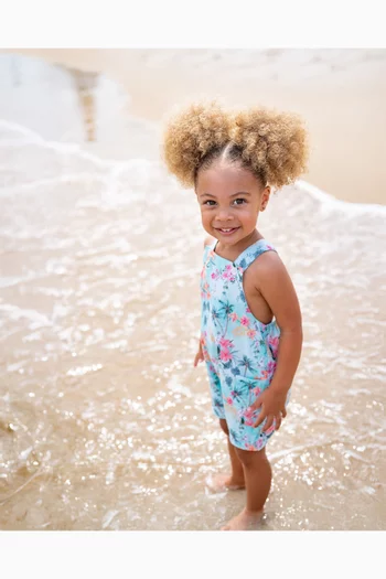 أوفرول ميلانا مزين بنقشة قطن