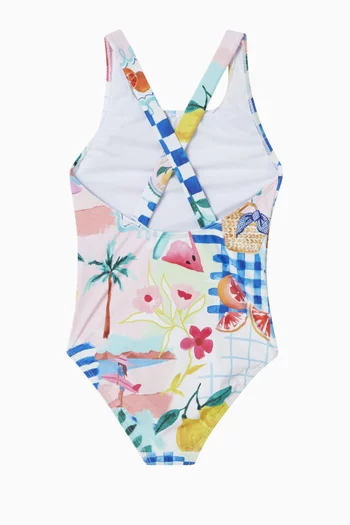Camille Print One-piece Swimsuit