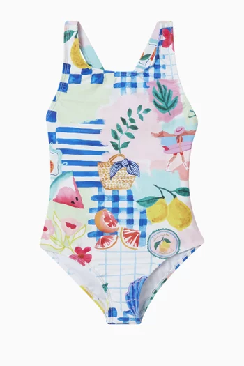 Camille Print One-piece Swimsuit
