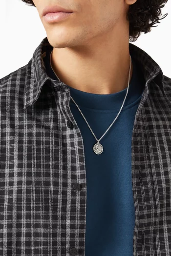 قلادة بدلاية مزينة بطائر السنونو فضة إسترلينية من مجموعة تلسمان