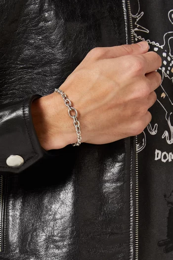 Oval Link Nomad Bracelet in Sterling Silver