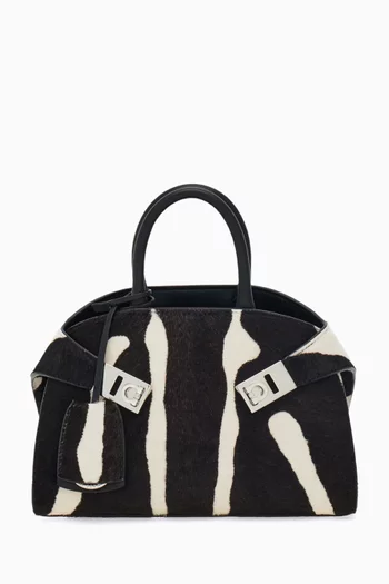 Mini Hug Top-handle Bag in Pony Hair