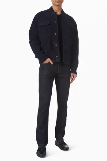 Crewneck Knit Sweater in Virgin Wool