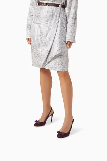 Vibily 95 Slingback Pumps in Suede