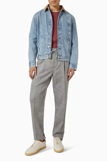 Faux-layering T-shirt in Cotton