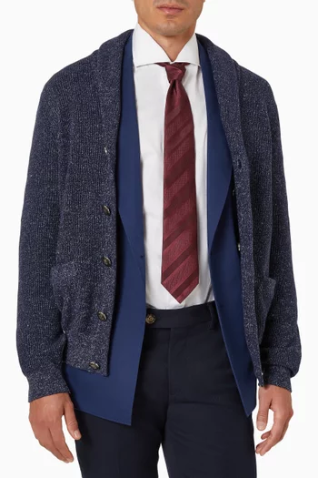 Striped Neck Tie in Silk