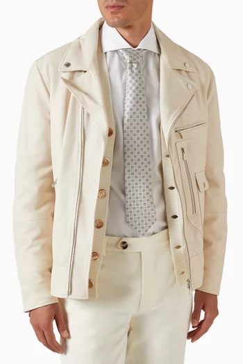 Printed Neck Tie in Silk