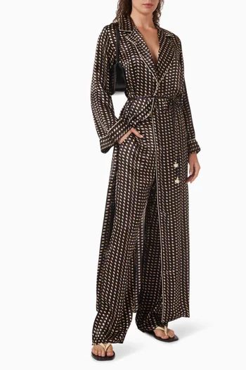 بنطال سانتو توماس حرير وستان