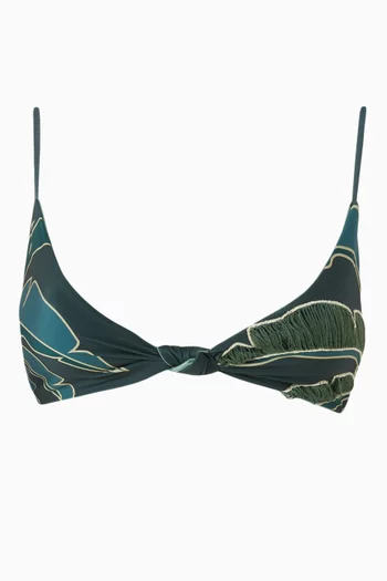 Pacifico Hand-embroidered Bikini Top