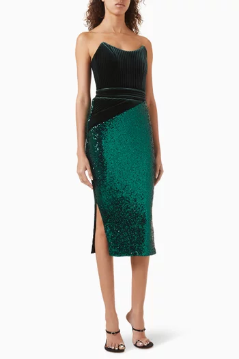 Reine Sequin-embellished Dress