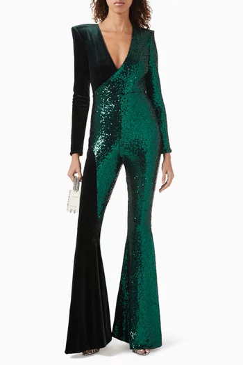 Sequin-embellished Jumpsuit