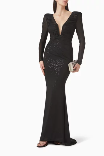 The Bloom Gown in Mesh