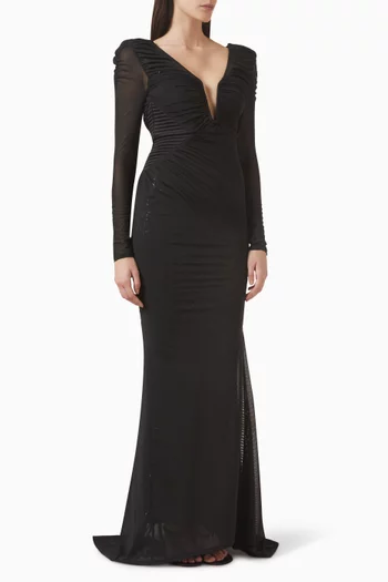 The Bloom Gown in Mesh