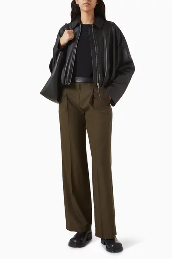 Asymmetric T-shirt in Cotton-blend