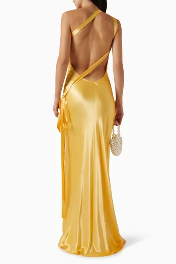 Monique Open-back Dress in Viscose