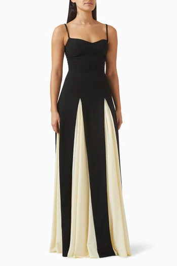 Paloma Dress in Crepe & Georgette