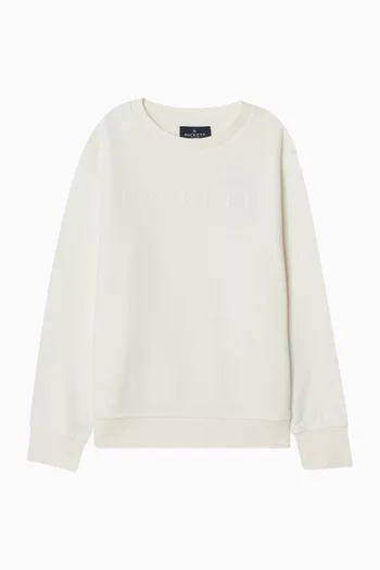 Classic-fit Long Sleeve Sweatshirt in Cotton