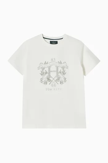 Heritage Rally Flag T-shirt in Cotton