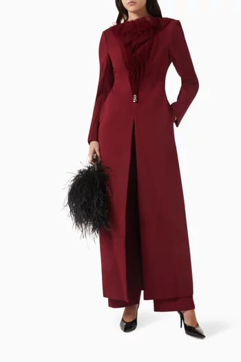 Carmen Coat in Twill Suiting