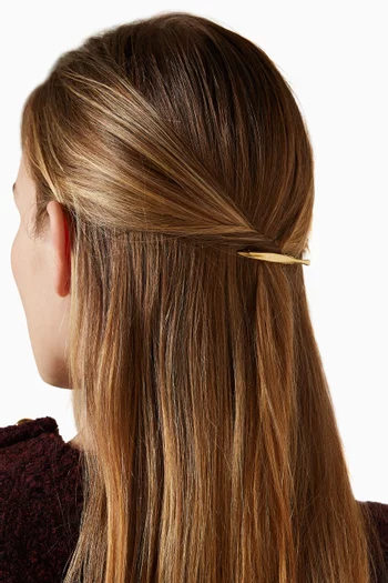 Sardine Hair Clip in 18kt Gold-plated Silver