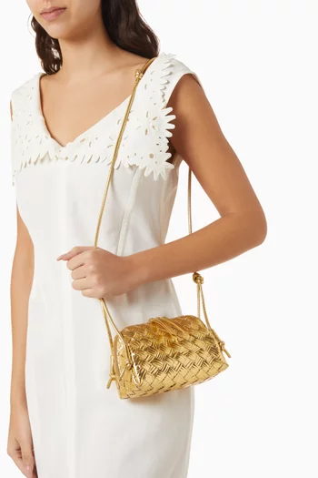 Concert Pouch in Intrecciato Laminated Leather