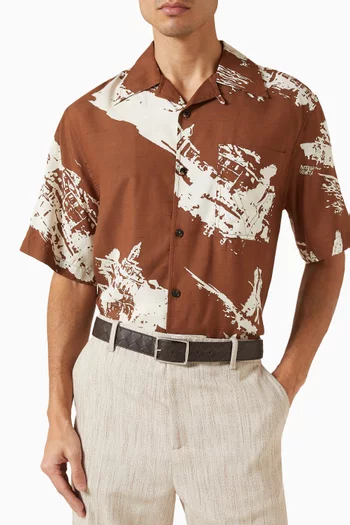 Reverso Belt in Intrecciato Leather